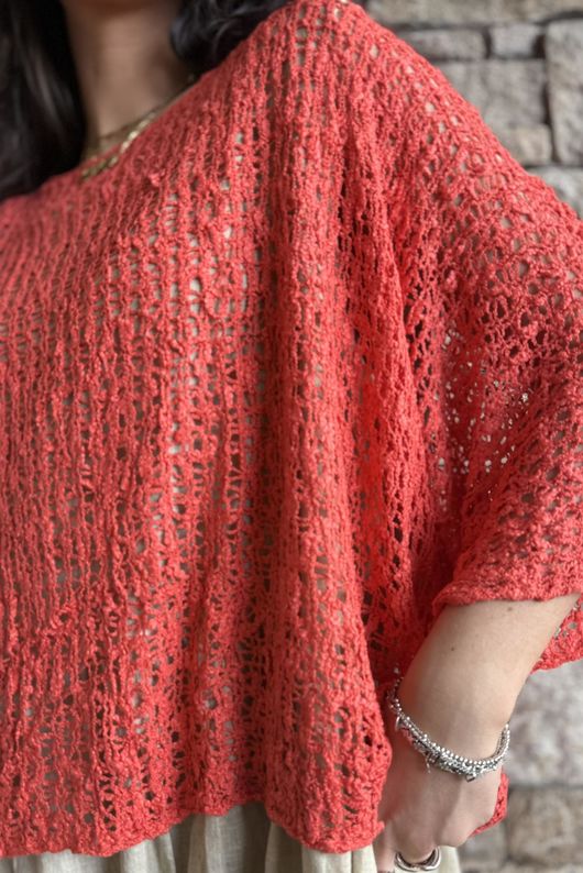 Cloud Loose Box Knit Watermelon /10=